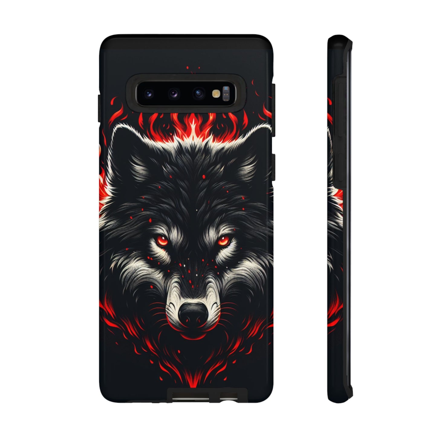 Fierce Wolf Samsung Phone Case - Tough & Stylish Protection