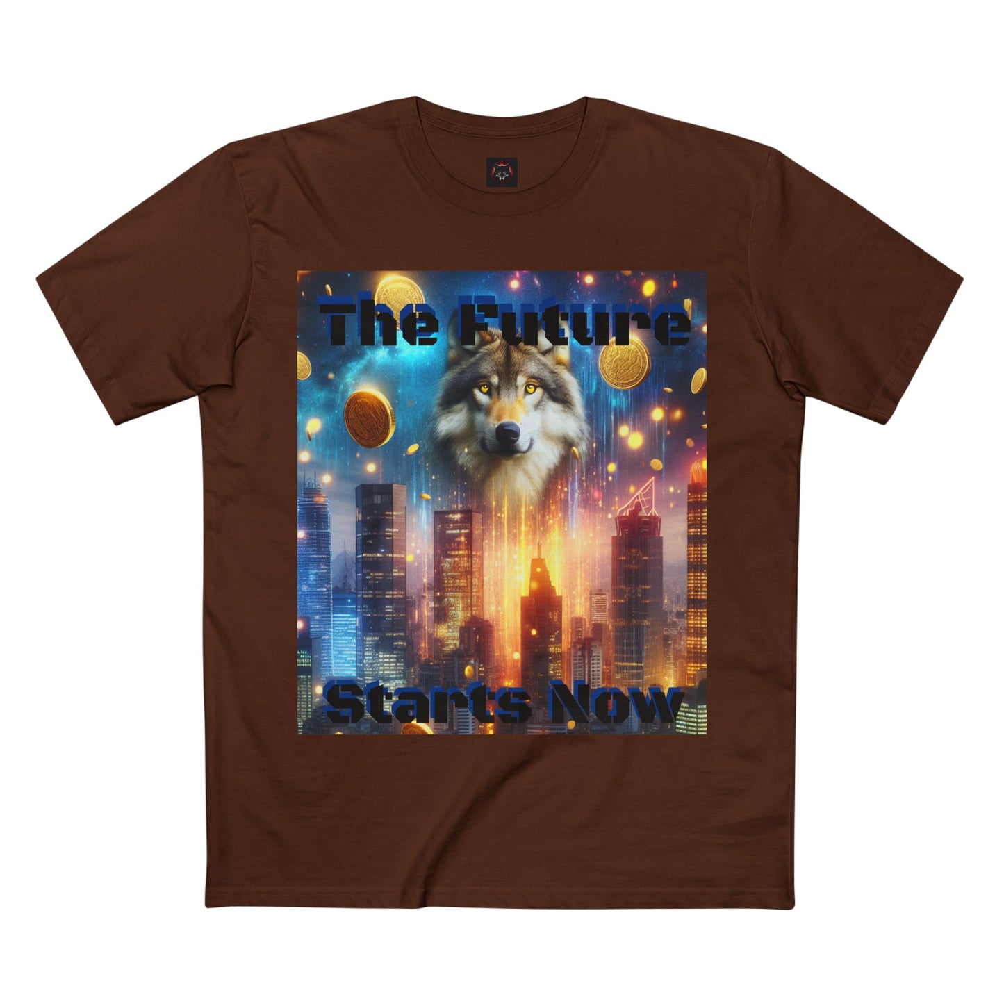 Futuristic Wolf Graphic Tee - The Future Starts Now