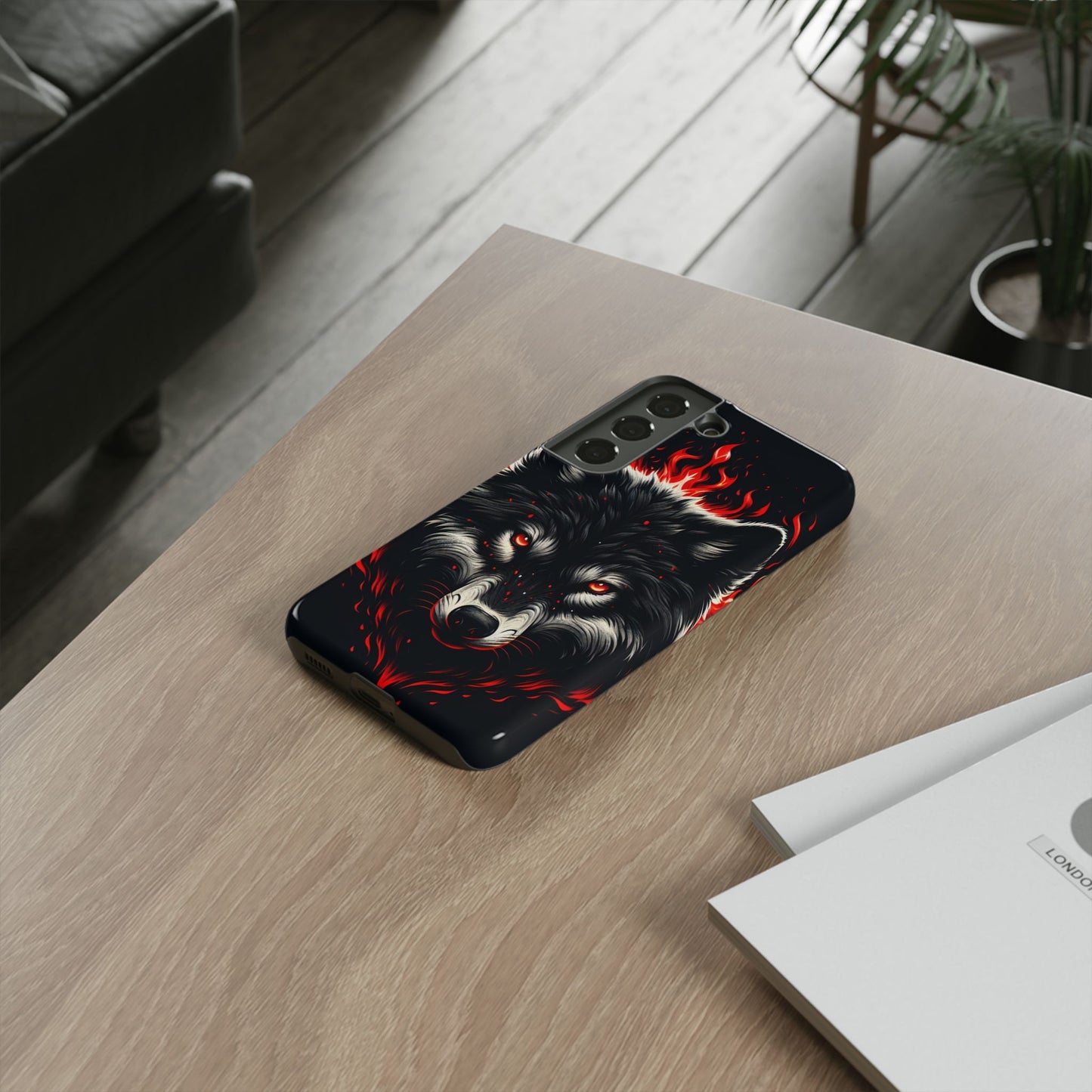 Fierce Wolf Samsung Phone Case - Tough & Stylish Protection