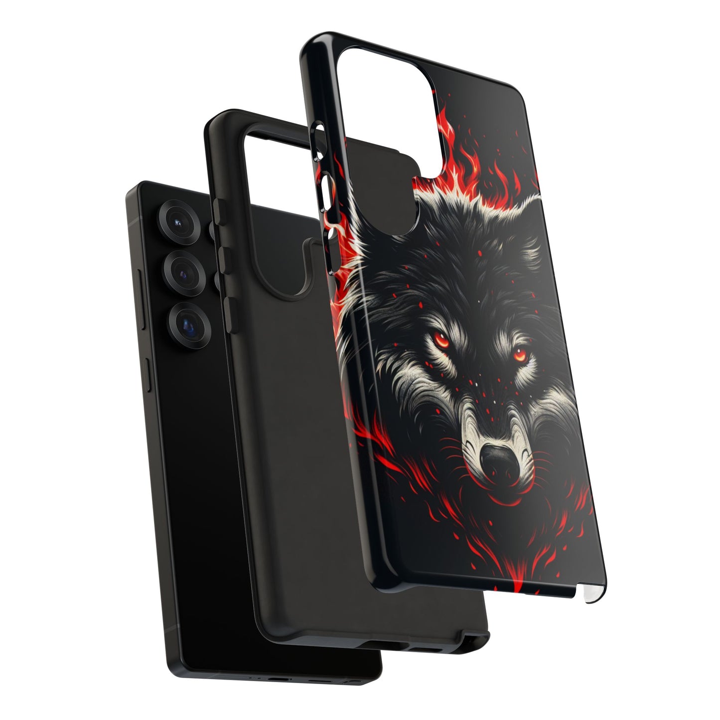 Fierce Wolf Samsung Phone Case - Tough & Stylish Protection