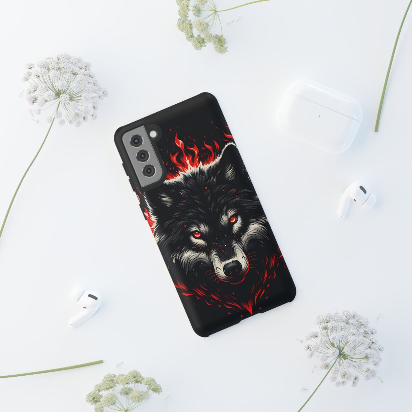 Fierce Wolf Samsung Phone Case - Tough & Stylish Protection