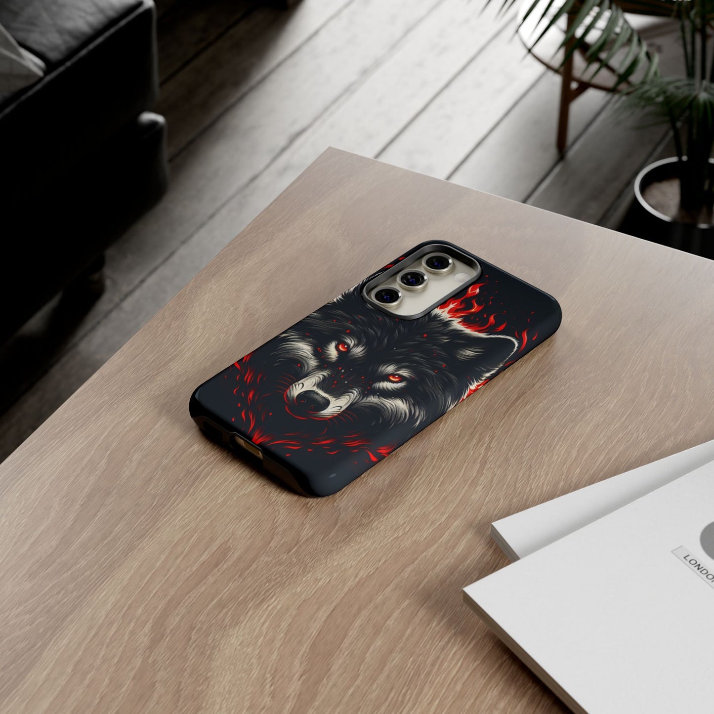 Fierce Wolf Samsung Phone Case - Tough & Stylish Protection