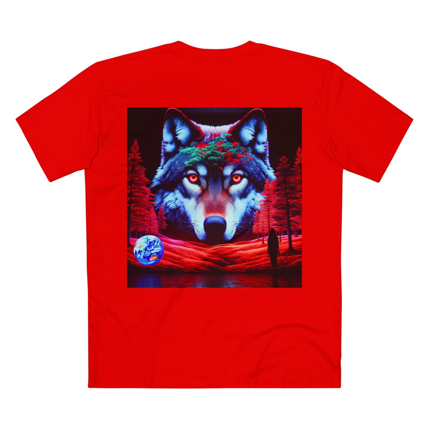 Futuristic Wolf Graphic Tee - The Future Starts Now