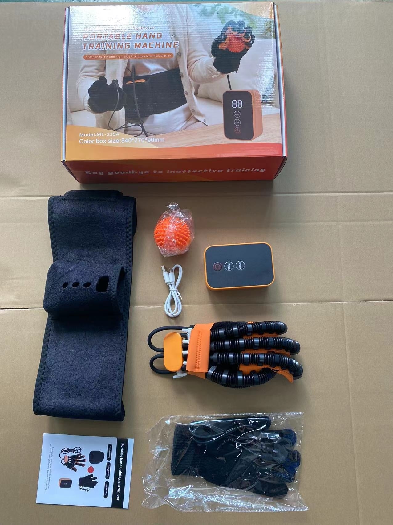 Exclusive For Cross-border Rehabilitation Robot Gloves Trainer Elderly Stroke Hemiplegia Five Fingers Finger Hand Training