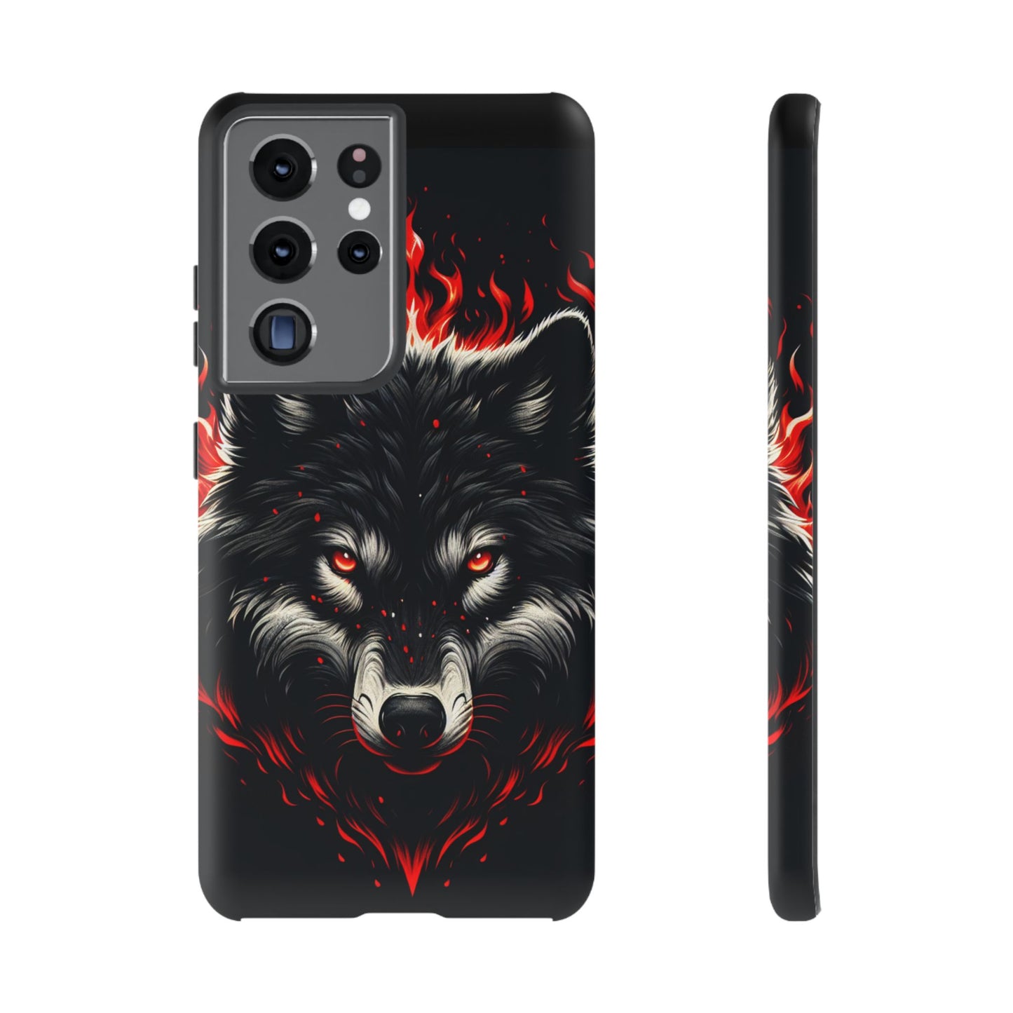 Fierce Wolf Samsung Phone Case - Tough & Stylish Protection