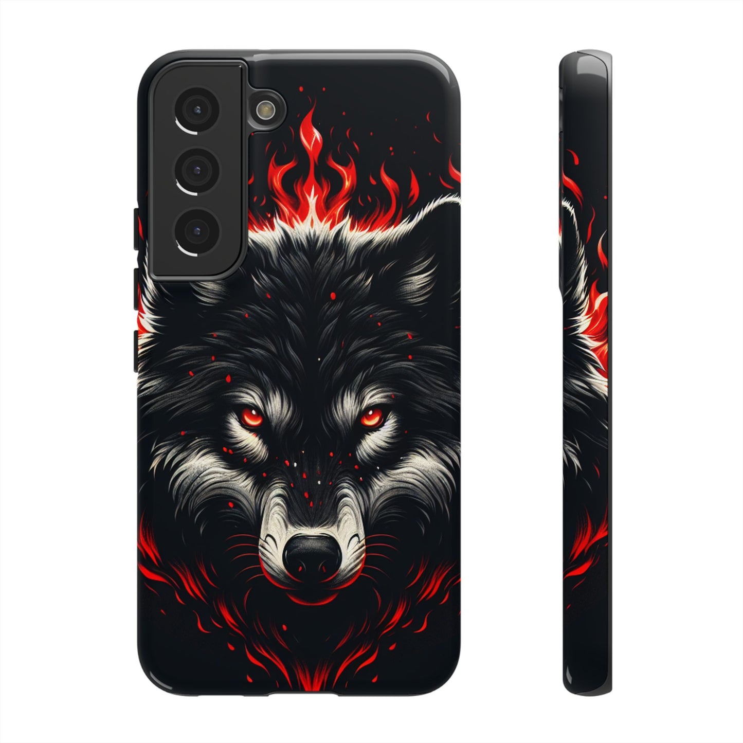 Fierce Wolf Samsung Phone Case - Tough & Stylish Protection
