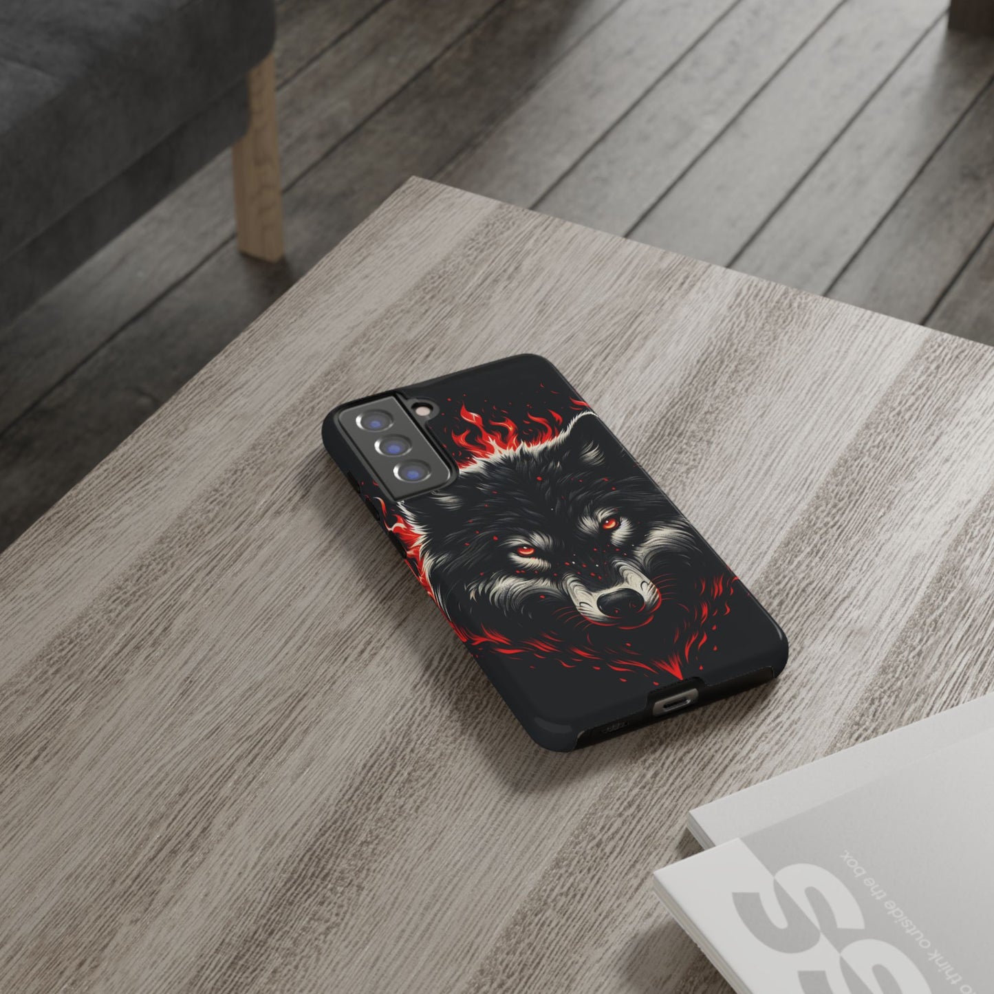 Fierce Wolf Samsung Phone Case - Tough & Stylish Protection