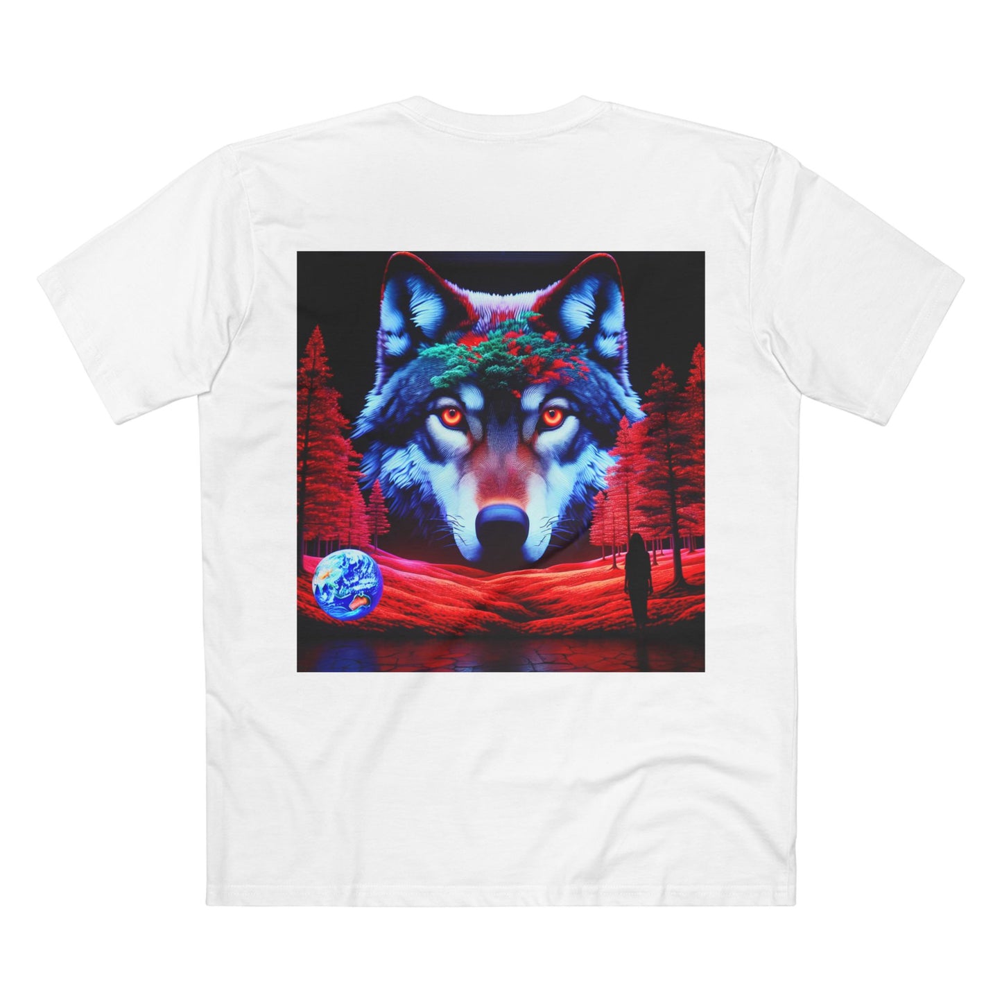 Futuristic Wolf Graphic Tee - The Future Starts Now