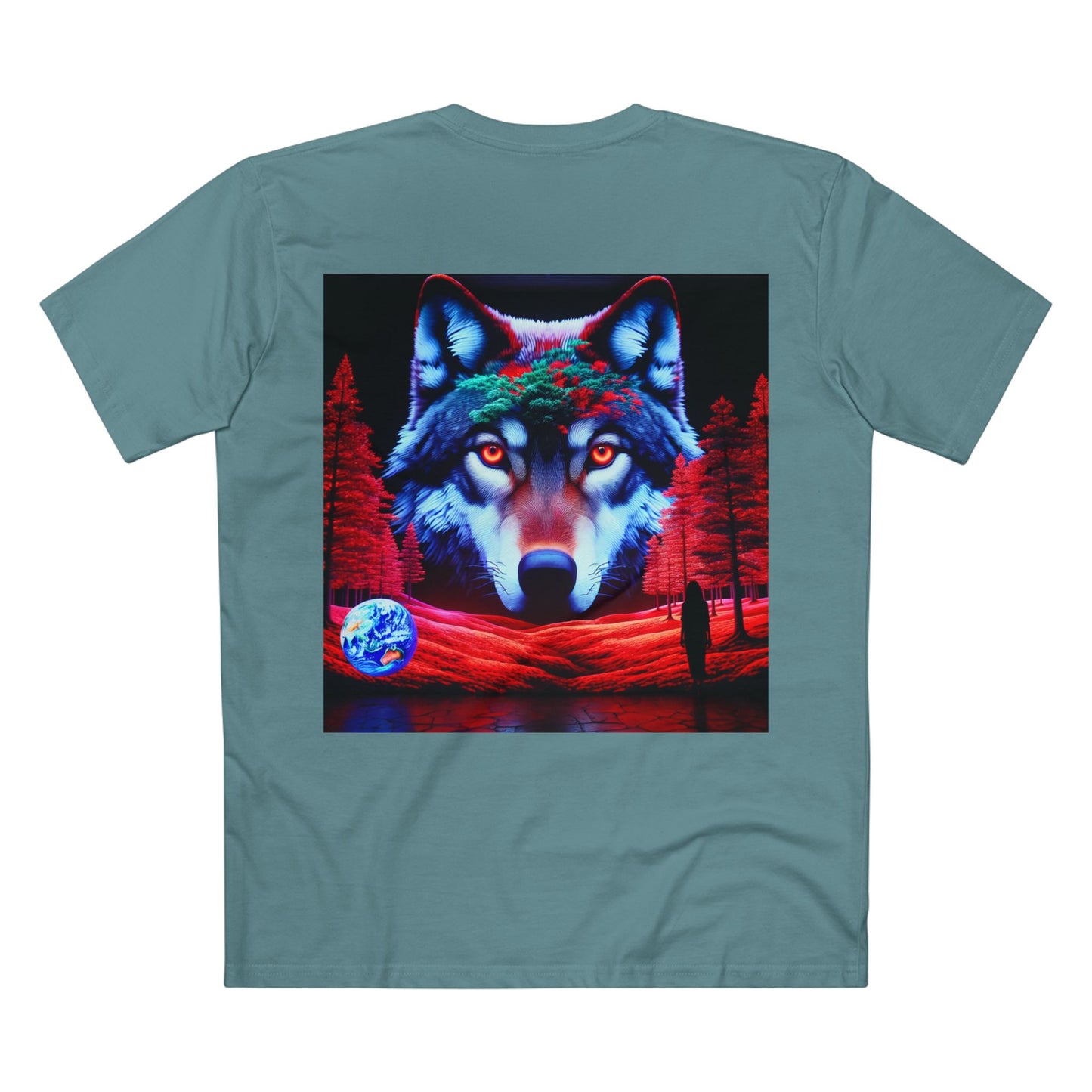 Futuristic Wolf Graphic Tee - The Future Starts Now