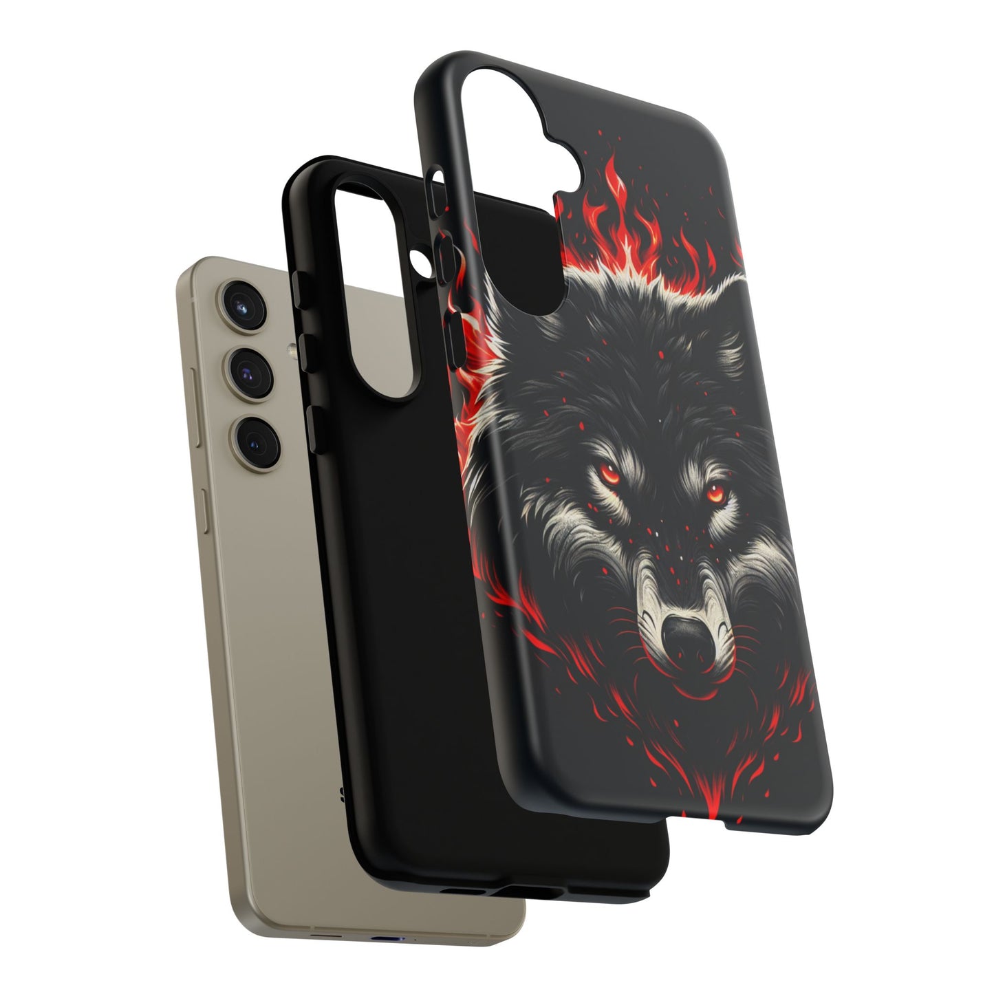 Fierce Wolf Samsung Phone Case - Tough & Stylish Protection