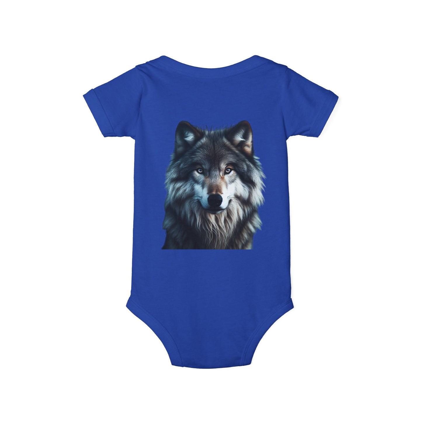 Be Badass Baby One Piece Bodysuit - Cool Corgi & Wolf Design