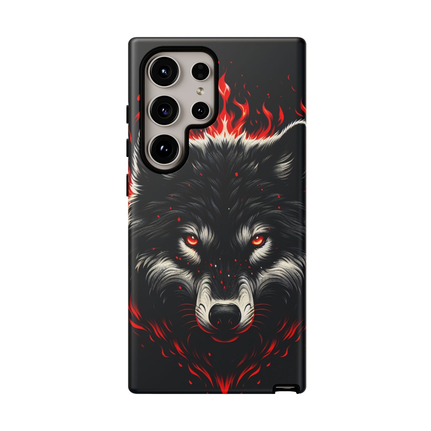 Fierce Wolf Samsung Phone Case - Tough & Stylish Protection