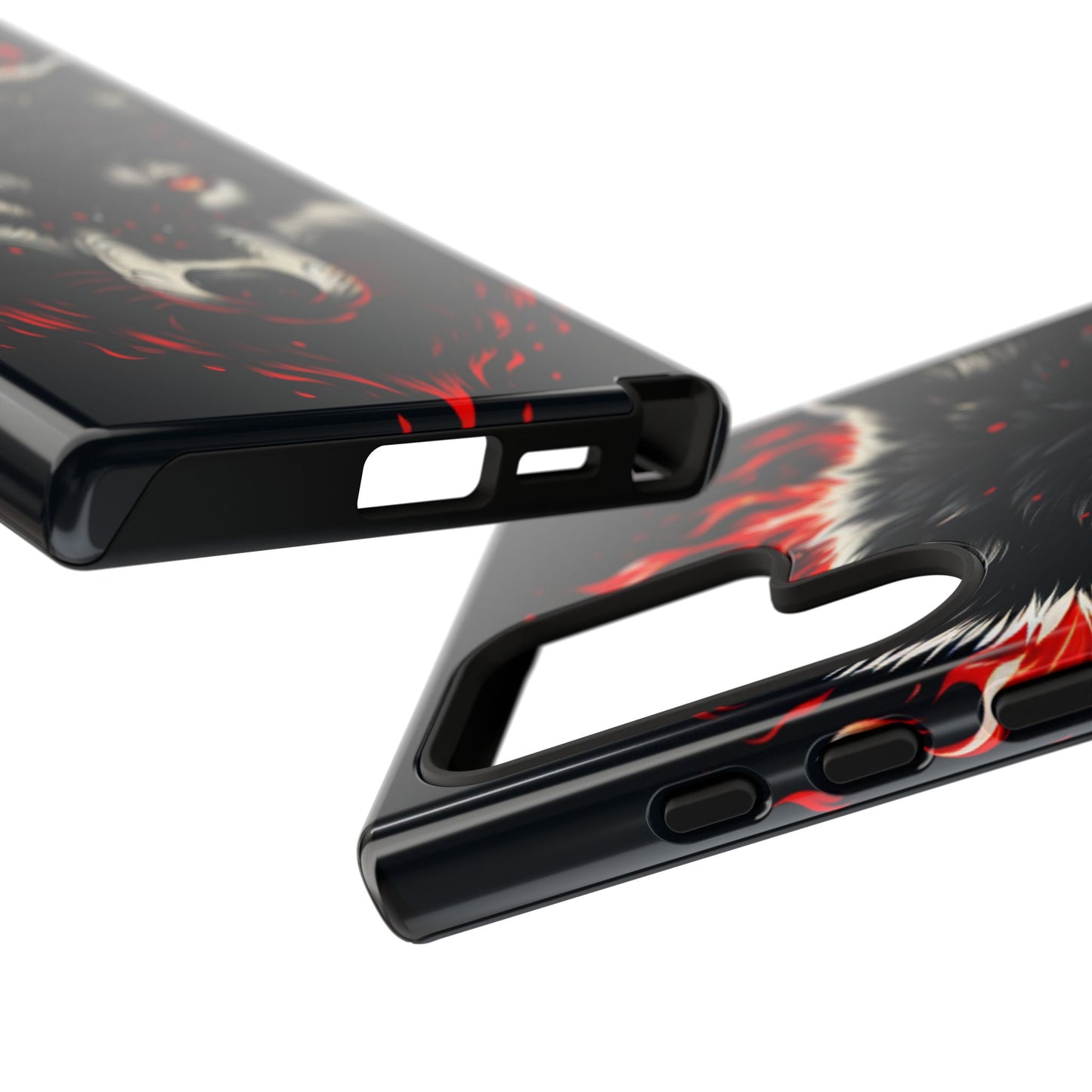 Fierce Wolf Samsung Phone Case - Tough & Stylish Protection