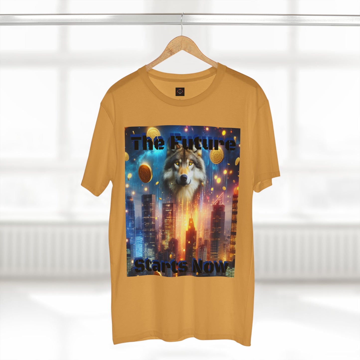 Futuristic Wolf Graphic Tee - The Future Starts Now