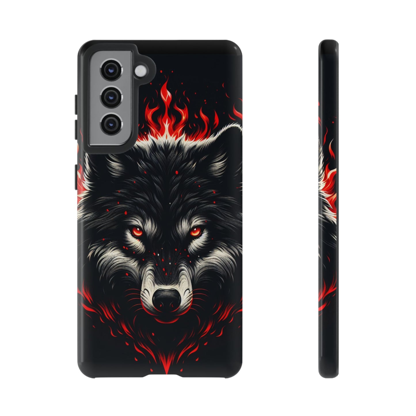 Fierce Wolf Samsung Phone Case - Tough & Stylish Protection