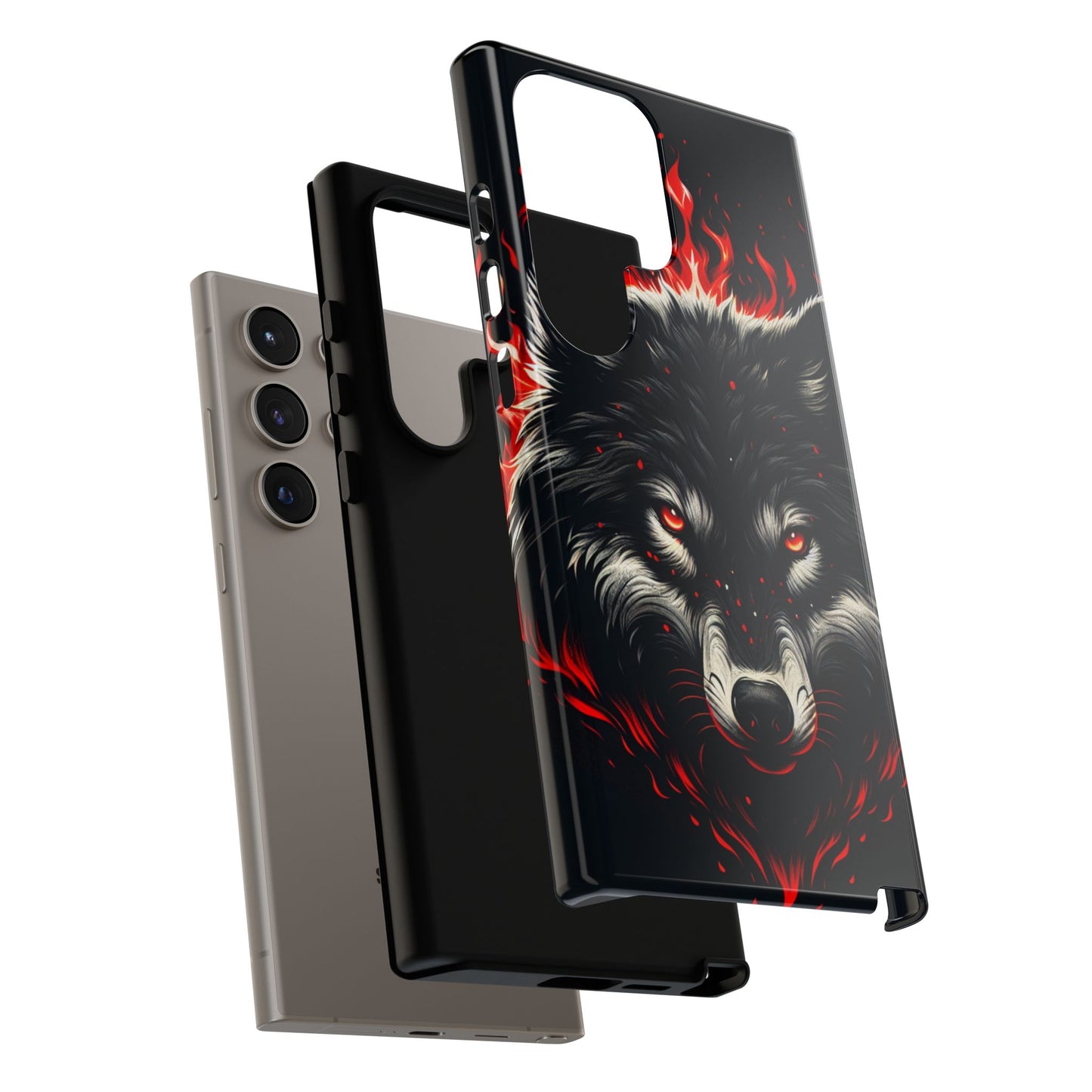 Fierce Wolf Samsung Phone Case - Tough & Stylish Protection