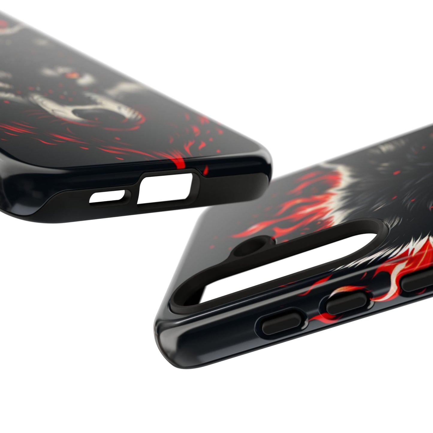 Fierce Wolf Samsung Phone Case - Tough & Stylish Protection