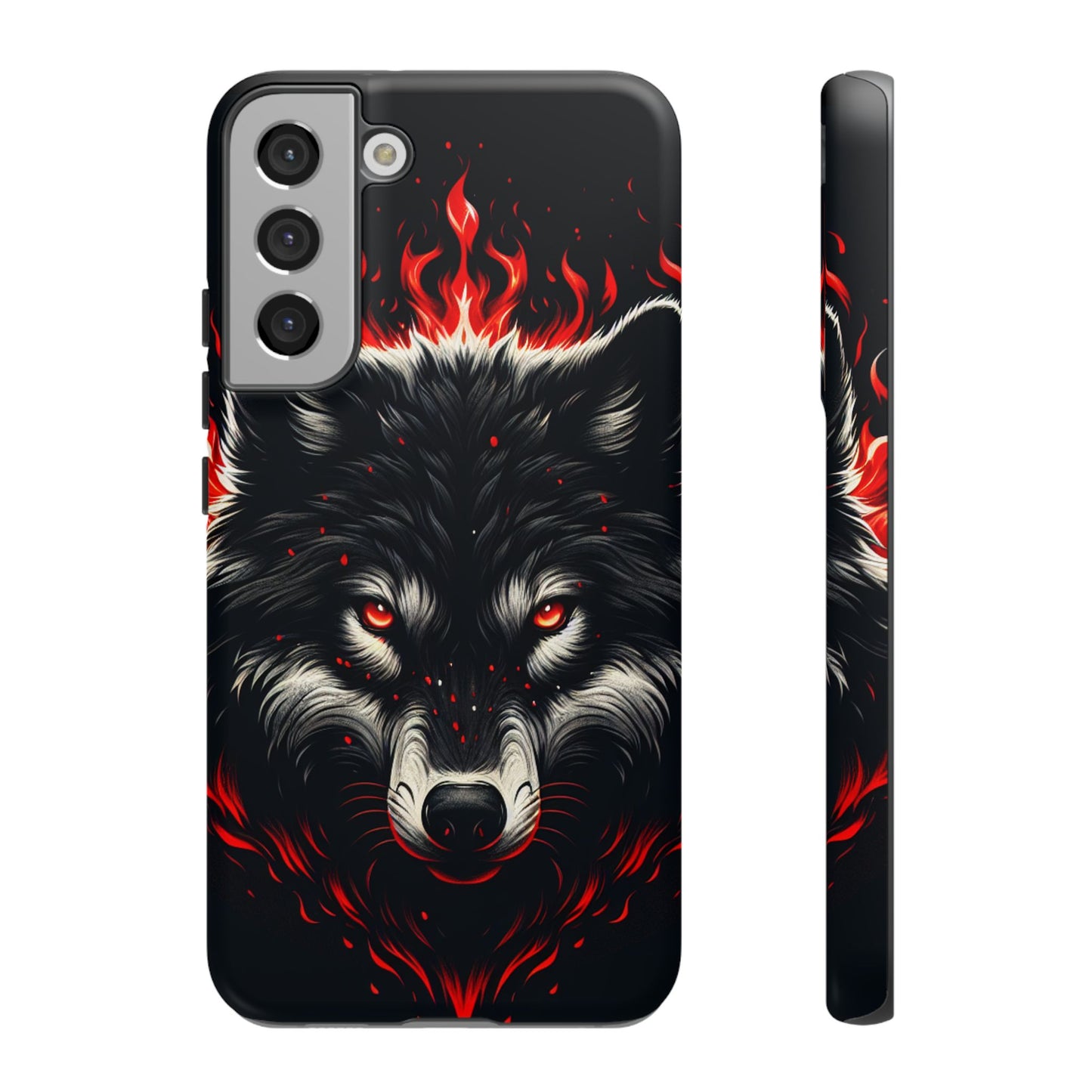 Fierce Wolf Samsung Phone Case - Tough & Stylish Protection