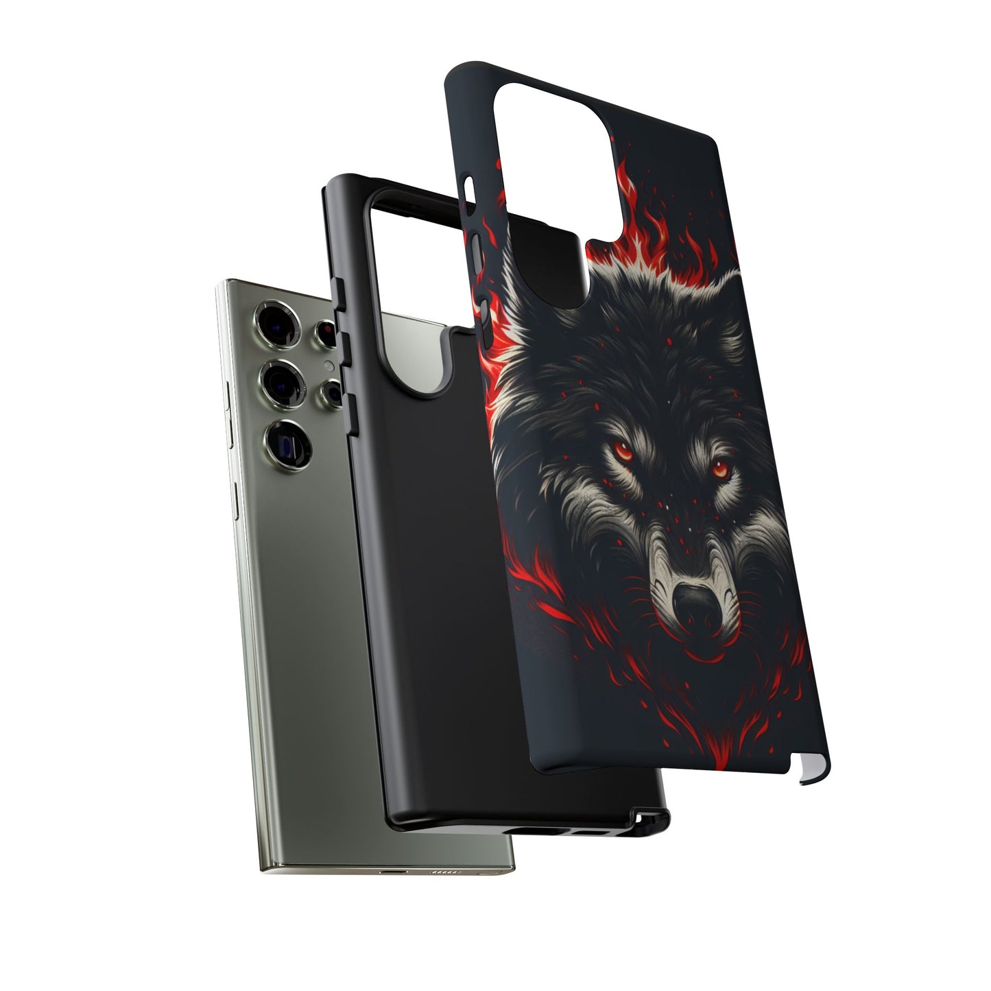 Fierce Wolf Samsung Phone Case - Tough & Stylish Protection