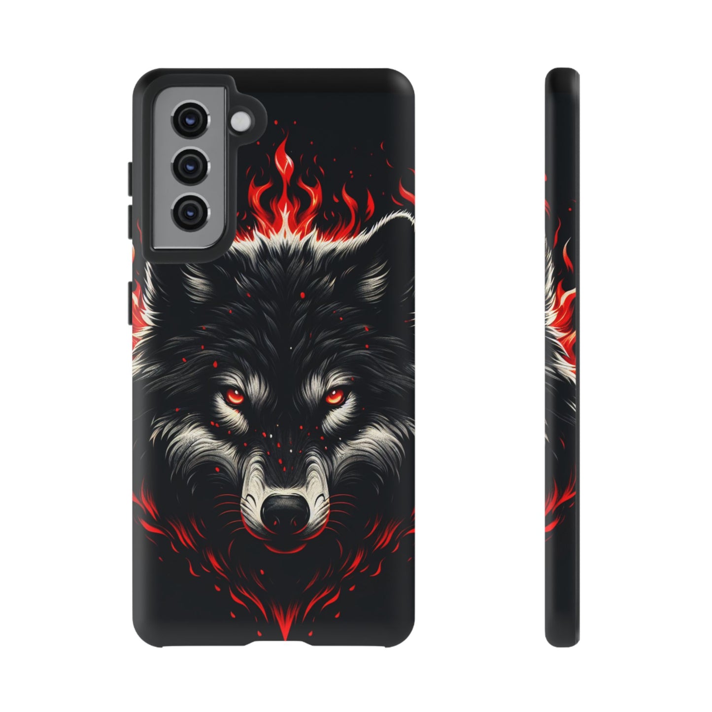 Fierce Wolf Samsung Phone Case - Tough & Stylish Protection