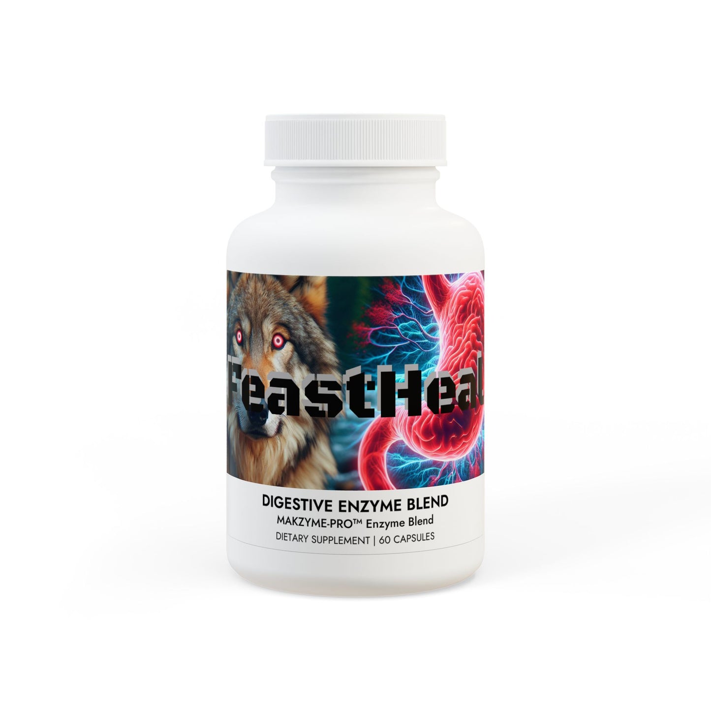 Digestive Enzyme Blend Supplement (60 Capsules)