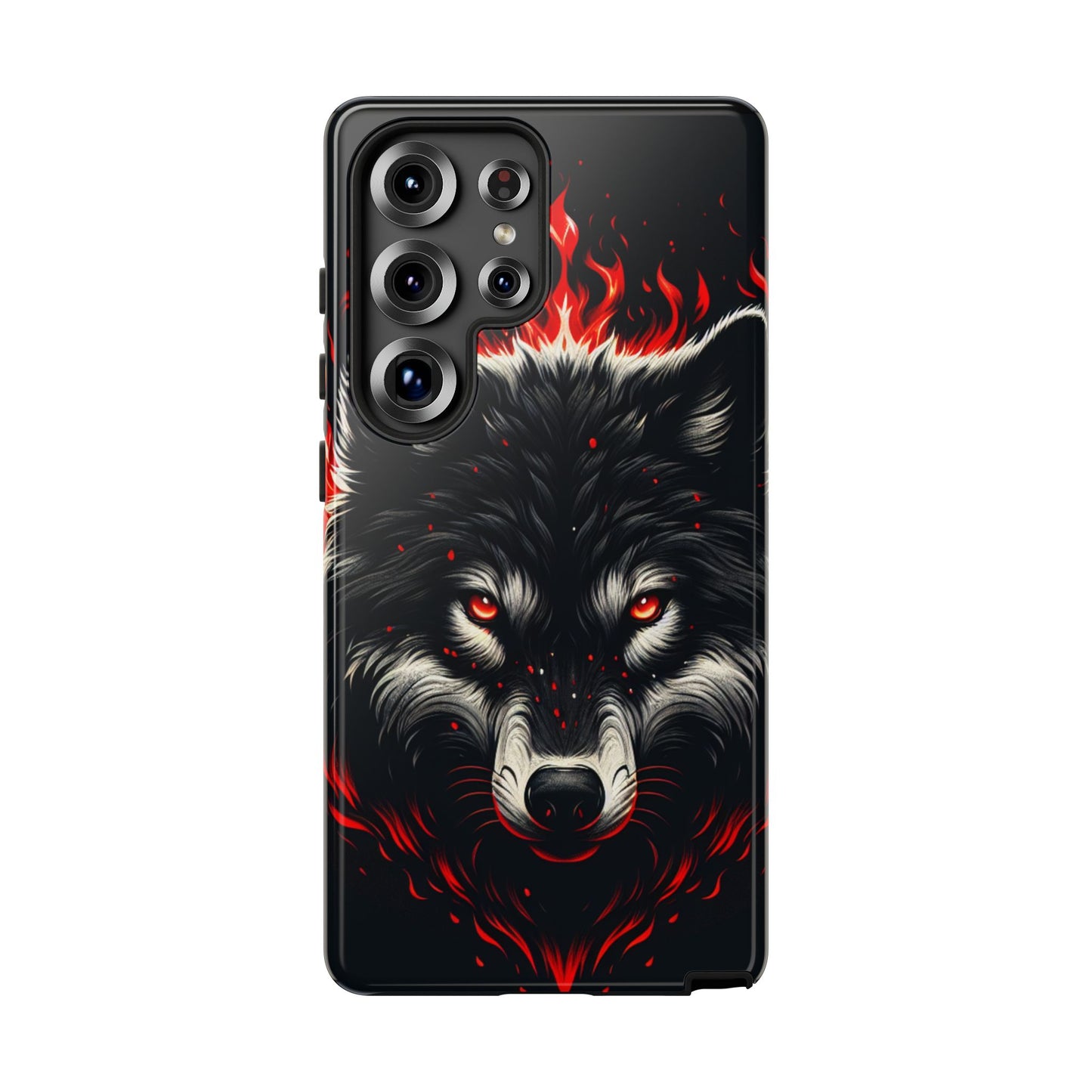 Fierce Wolf Samsung Phone Case - Tough & Stylish Protection