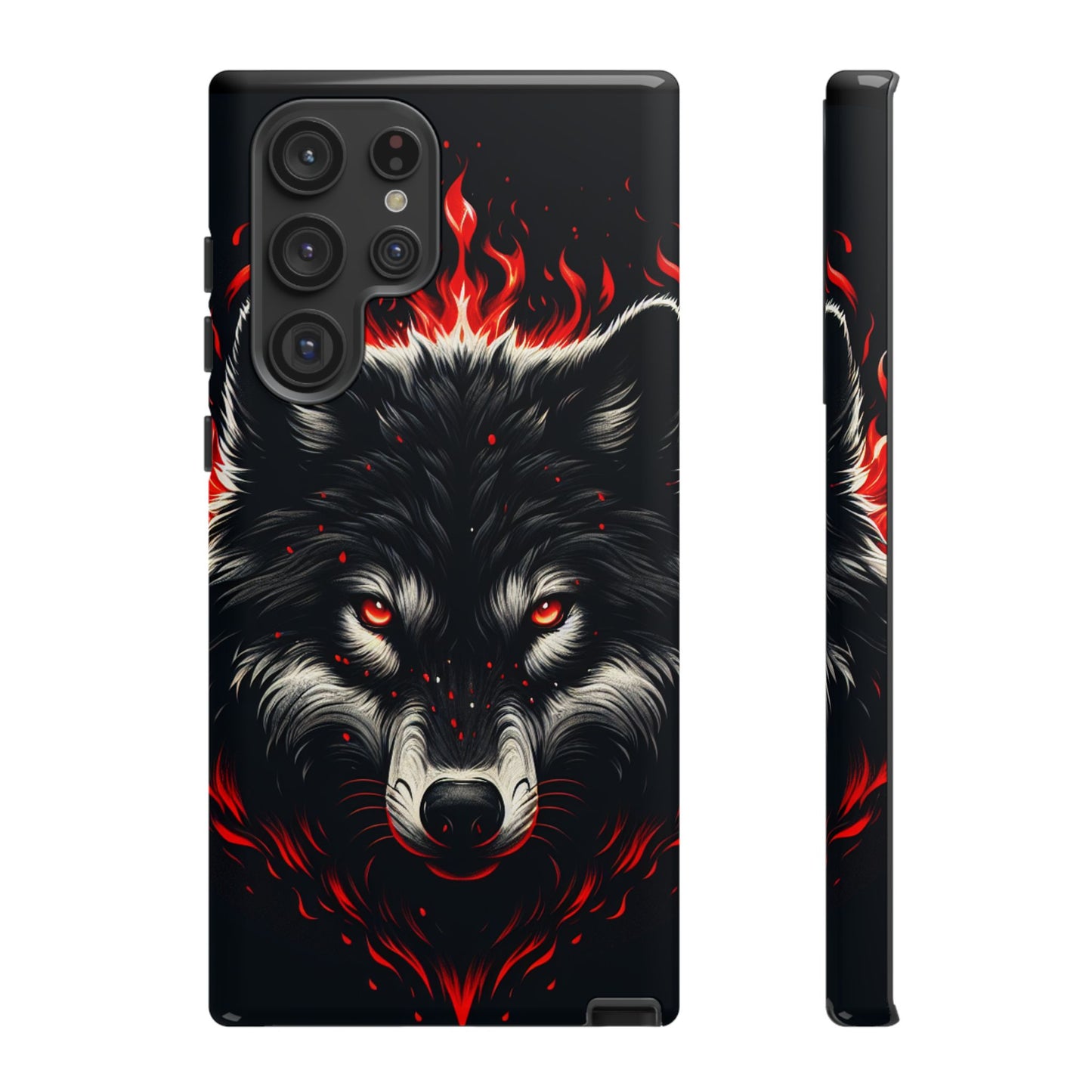 Fierce Wolf Samsung Phone Case - Tough & Stylish Protection