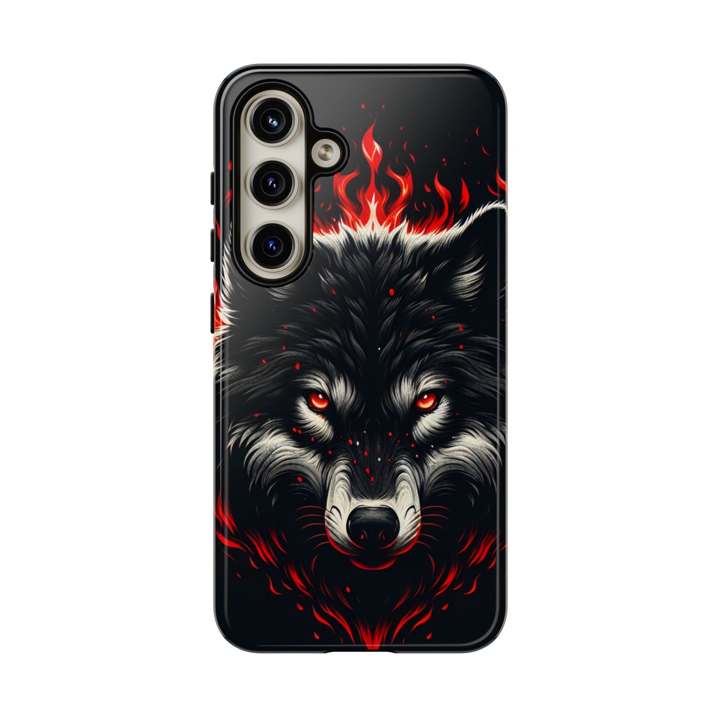 Fierce Wolf Samsung Phone Case - Tough & Stylish Protection