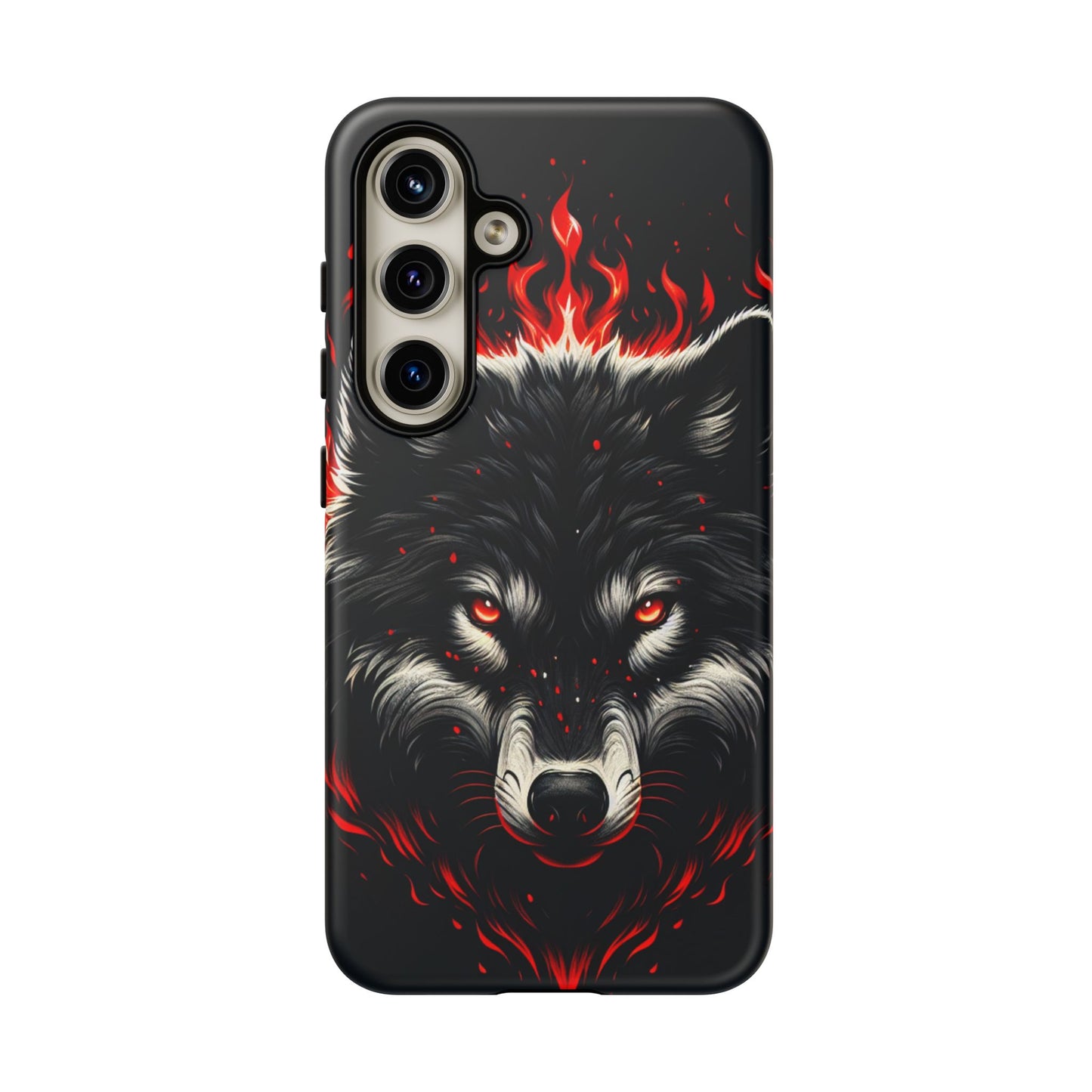 Fierce Wolf Samsung Phone Case - Tough & Stylish Protection