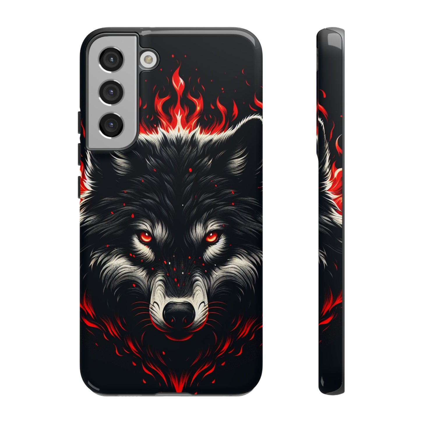 Fierce Wolf Samsung Phone Case - Tough & Stylish Protection