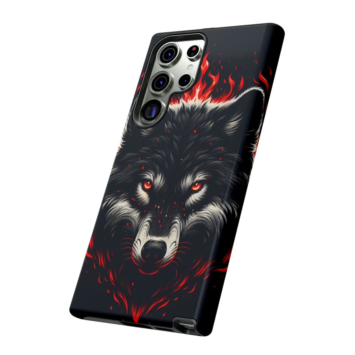 Fierce Wolf Samsung Phone Case - Tough & Stylish Protection