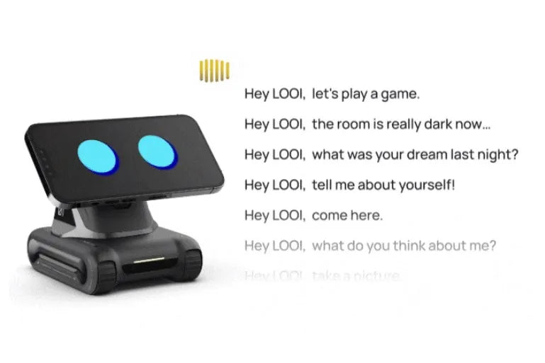 LOOI Robot Smart Toy Turn Smartphone Into a Desktop Robot Magnetic Mobile AI Gesture Facial Recognition GPT Voice Dialogue Toys