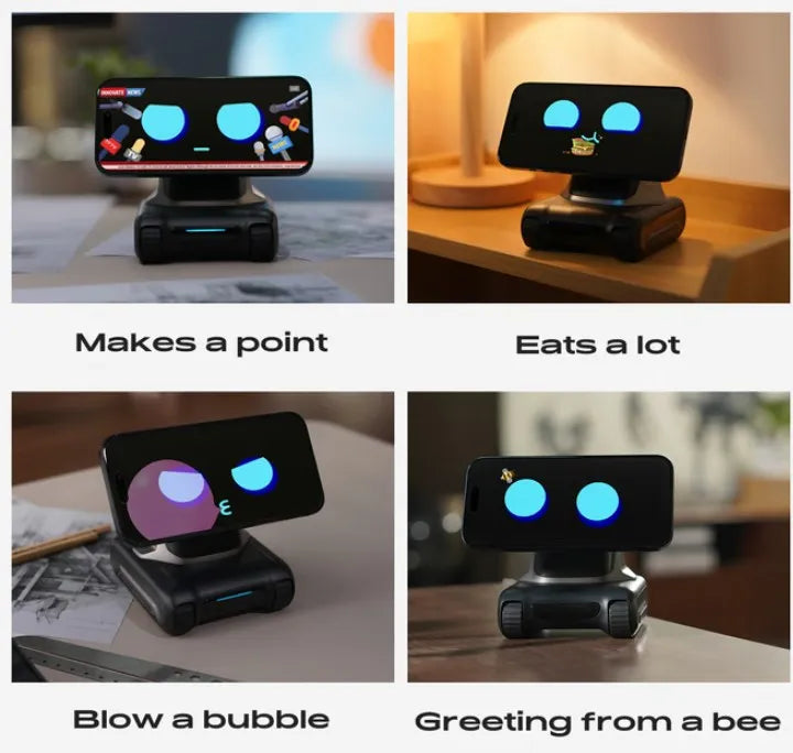 LOOI Robot Smart Toy Turn Smartphone Into a Desktop Robot Magnetic Mobile AI Gesture Facial Recognition GPT Voice Dialogue Toys