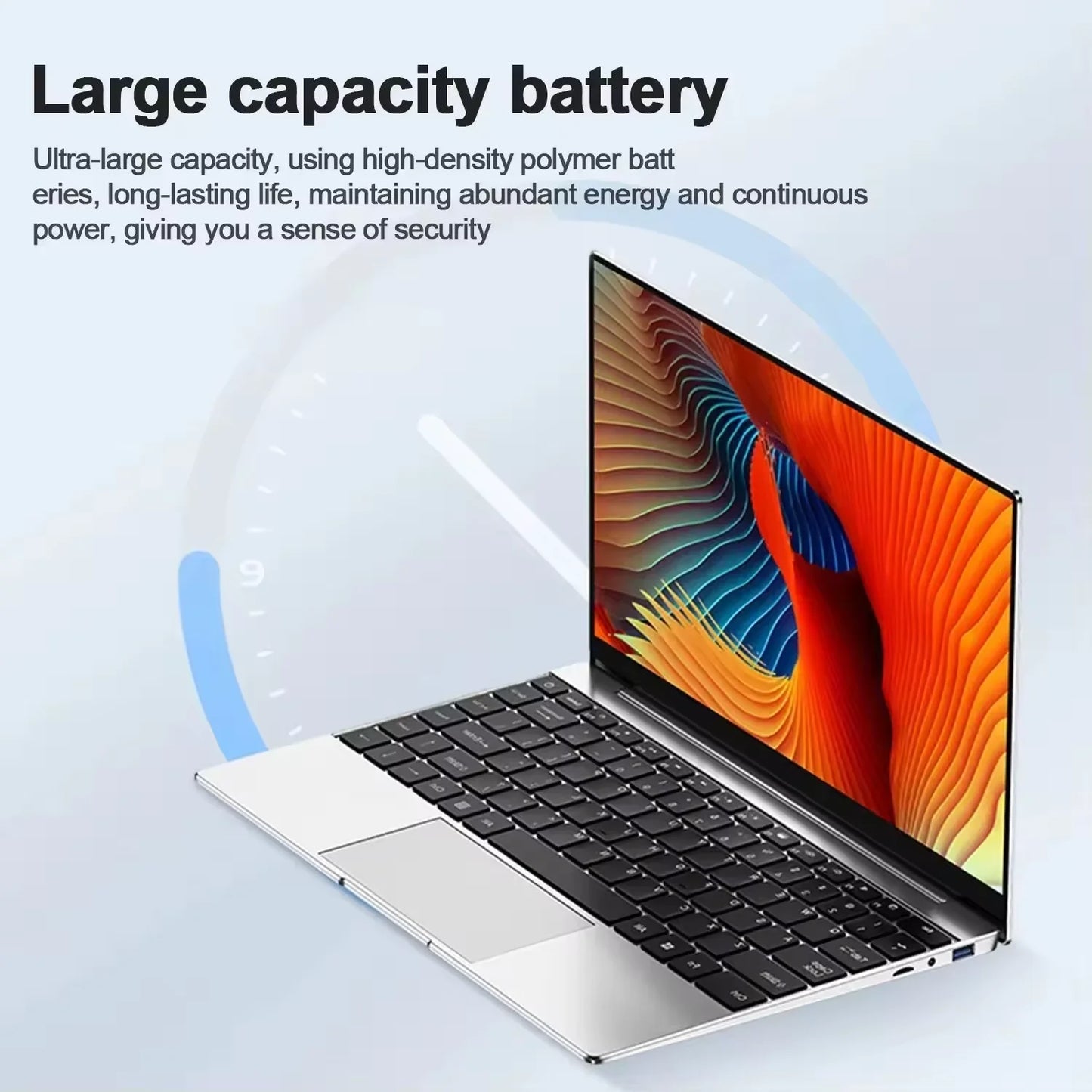 NEW 14.1'' Slim Office Laptop Windows 11 Intel N4000 180° 12GB RAM 512GB 1TB SSD 1920*1080 Office Study Computer PC