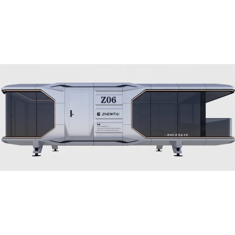 Prefabricated space capsule container house luxury prefab hotel house Tiny Vessel Cat Space Capsule House for sale