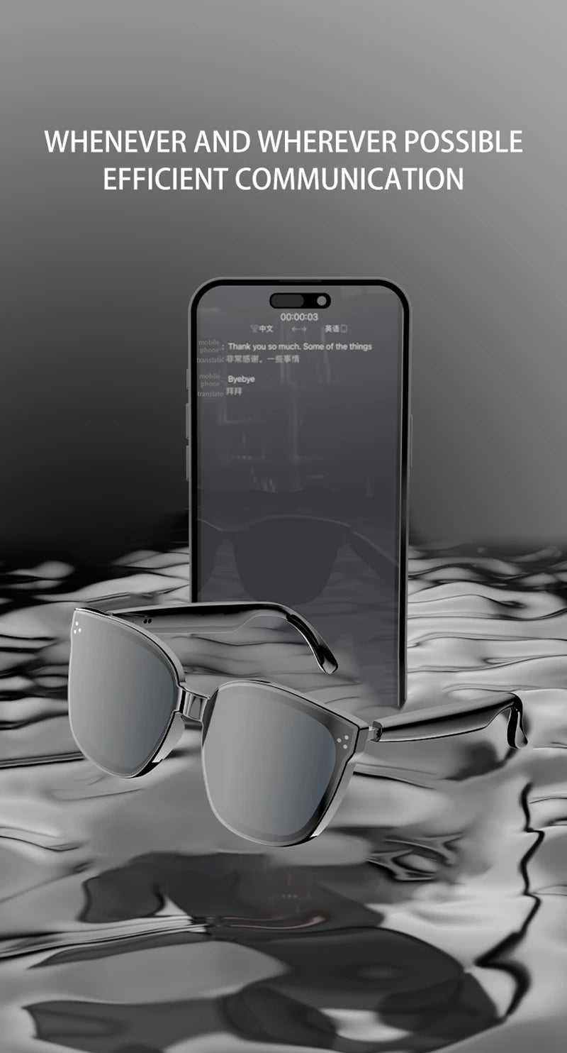 Xiaomi Smart Glasses AI Artificial Intelligence Translation Bluetooth Integrated Headset Glasses Anti-ultraviolet Sunglasses