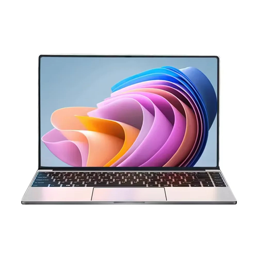 NEW 14.1'' Slim Office Laptop Windows 11 Intel N4000 180° 12GB RAM 512GB 1TB SSD 1920*1080 Office Study Computer PC