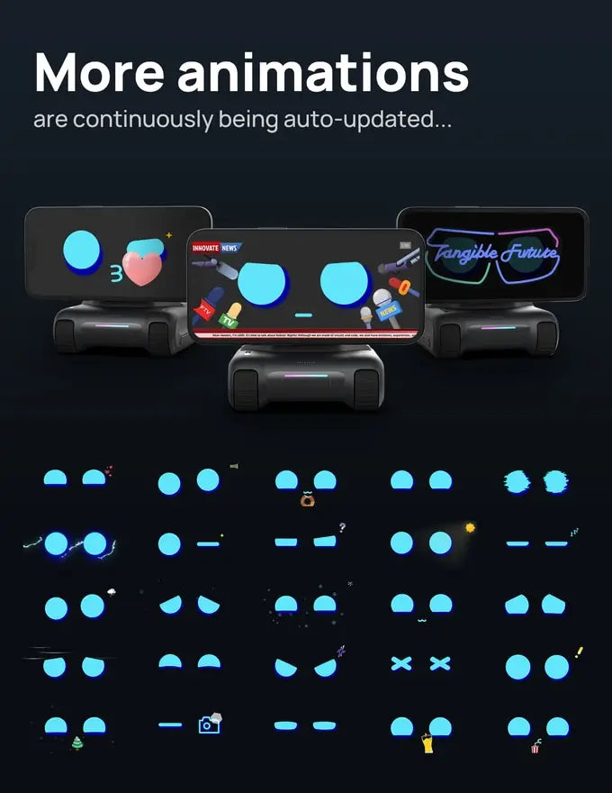 LOOI Robot Smart Toy Turn Smartphone Into a Desktop Robot Magnetic Mobile AI Gesture Facial Recognition GPT Voice Dialogue Toys