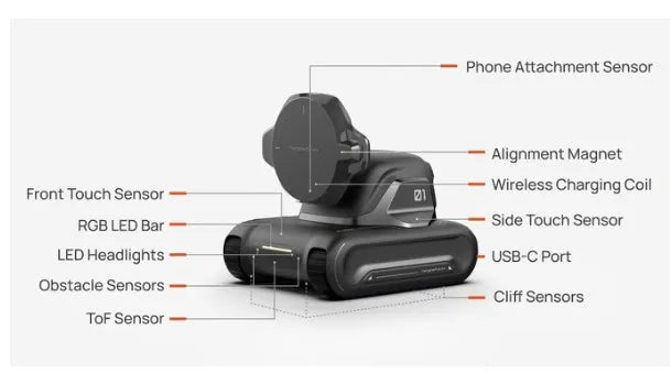 LOOI Robot Smart Toy Turn Smartphone Into a Desktop Robot Magnetic Mobile AI Gesture Facial Recognition GPT Voice Dialogue Toys
