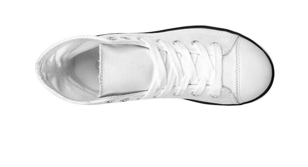 High-top Wolf Printed alpha Shoes