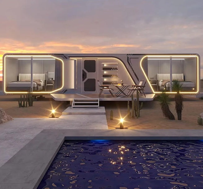 Thermal Insulation Mobile House Luxury Modern Modular Prefabricated Houses Living Capsule Homes Space Capsule Home Good Quality