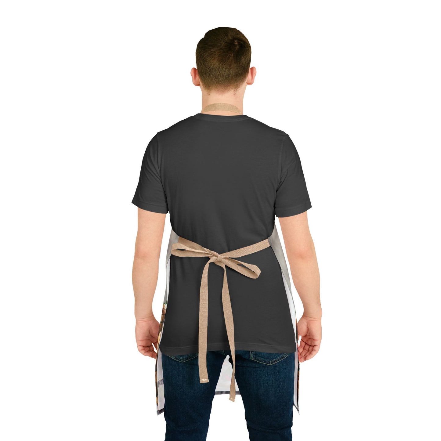 Whimsical Chef Apron with 5-Color Straps - Fun Cooking Gift for Home Chefs & Food Lovers.. feast like a wolf
