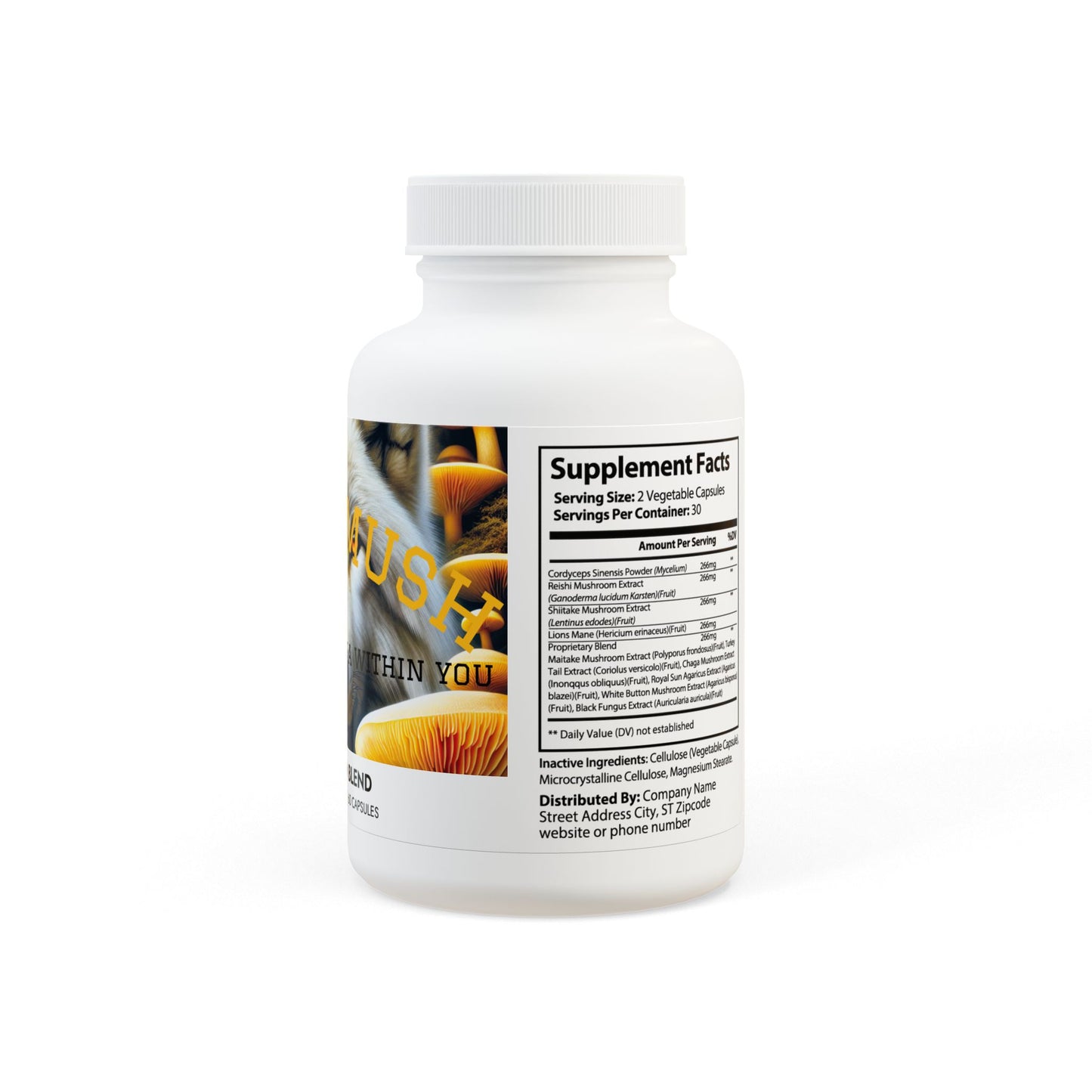 Mushroom Blend Supplement (60 Capsules)