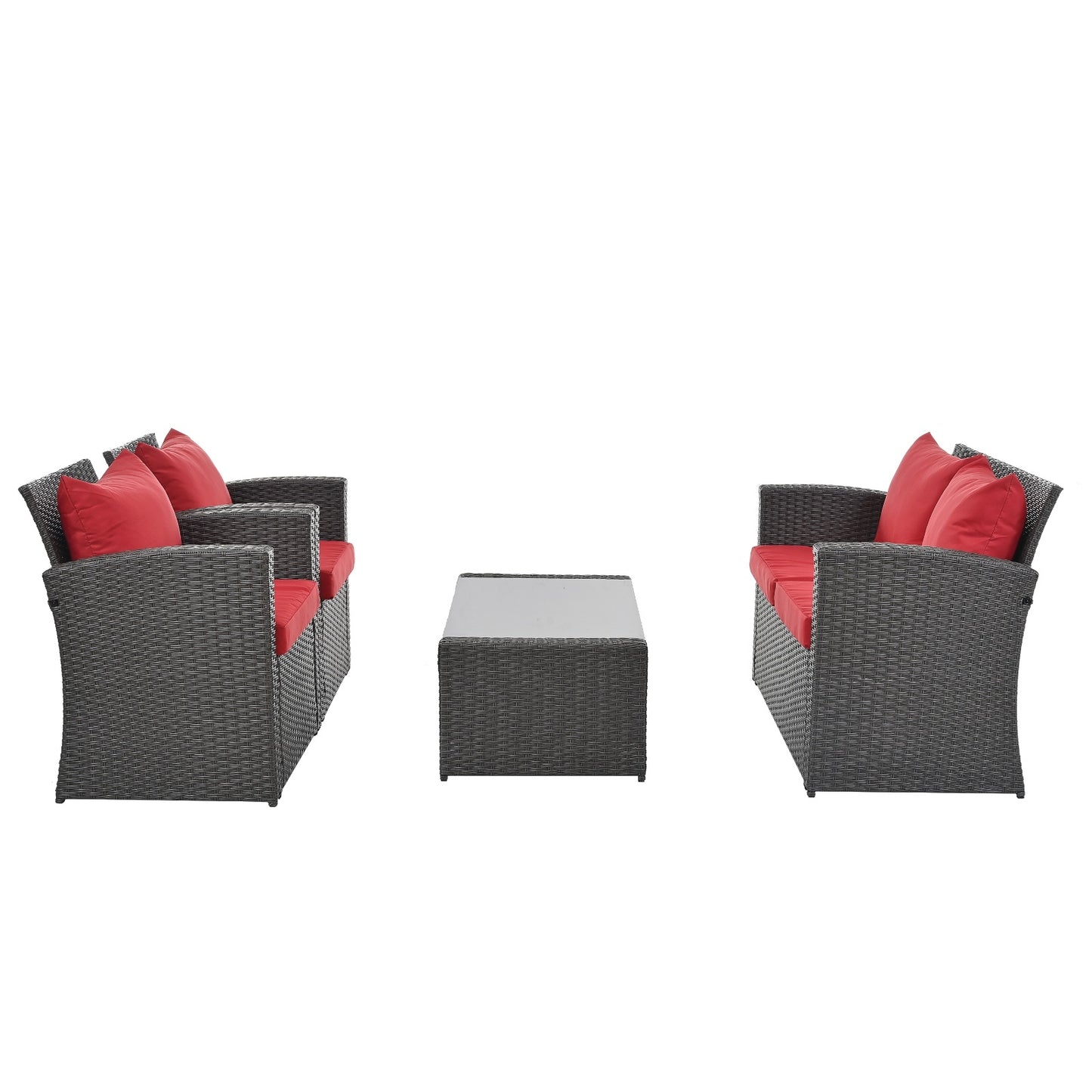 Patio Furniture Sets black and grey