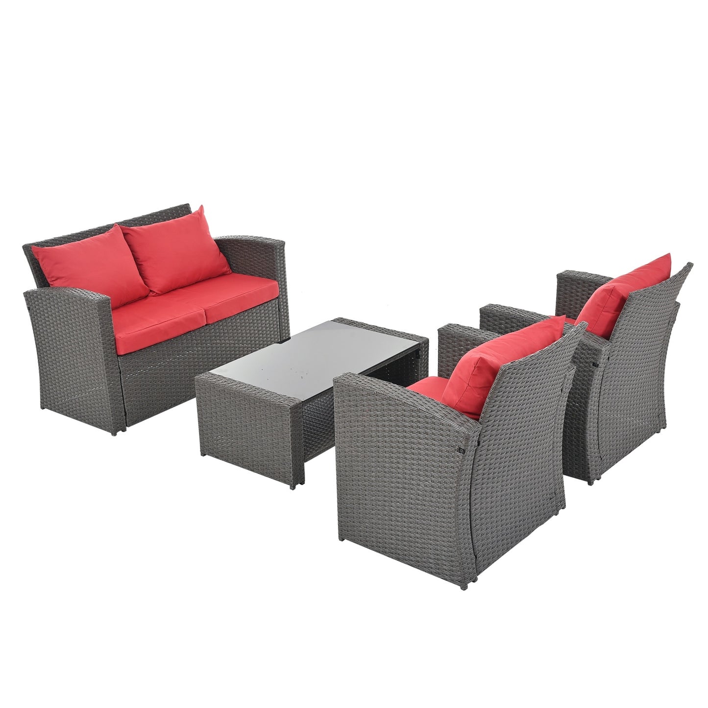 Patio Furniture Sets black and grey