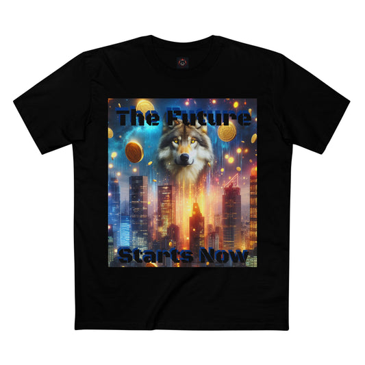 Futuristic Wolf Graphic Tee - The Future Starts Now