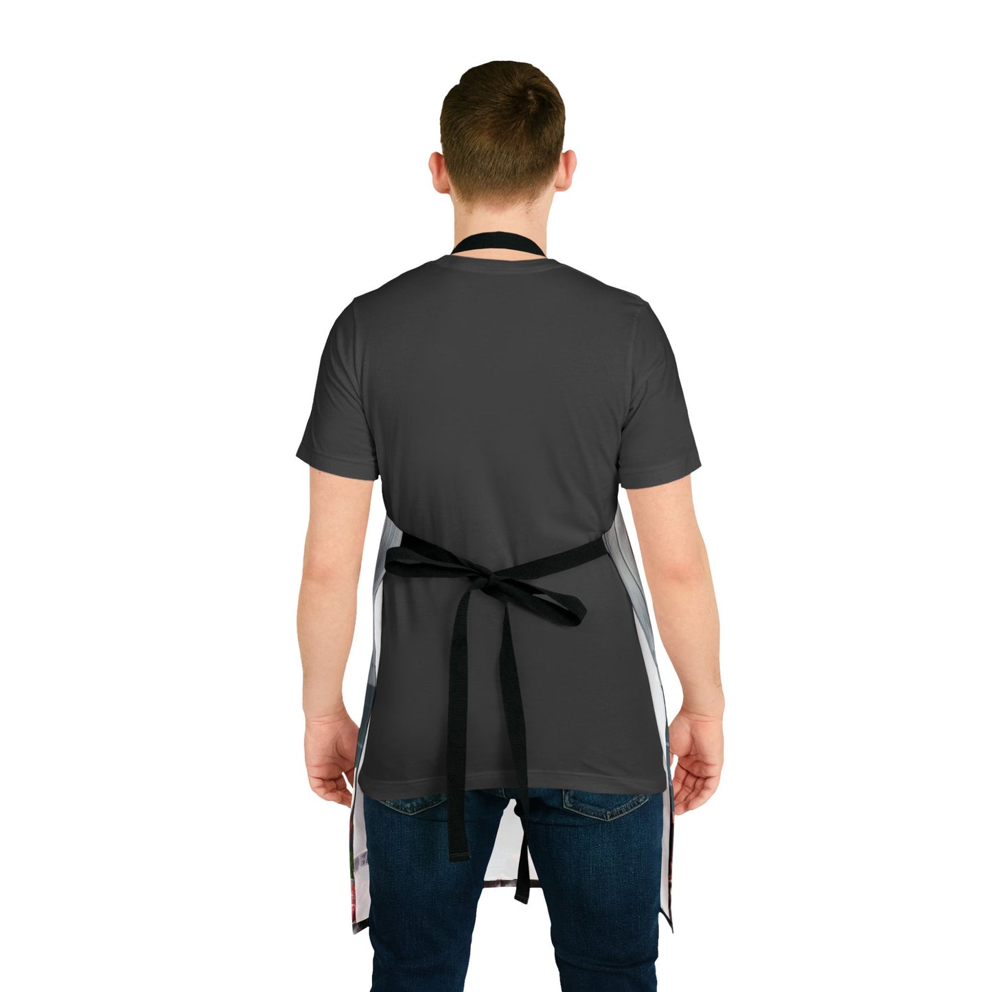 Whimsical Chef Apron with 5-Color Straps - Fun Cooking Gift for Home Chefs & Food Lovers.. feast like a wolf