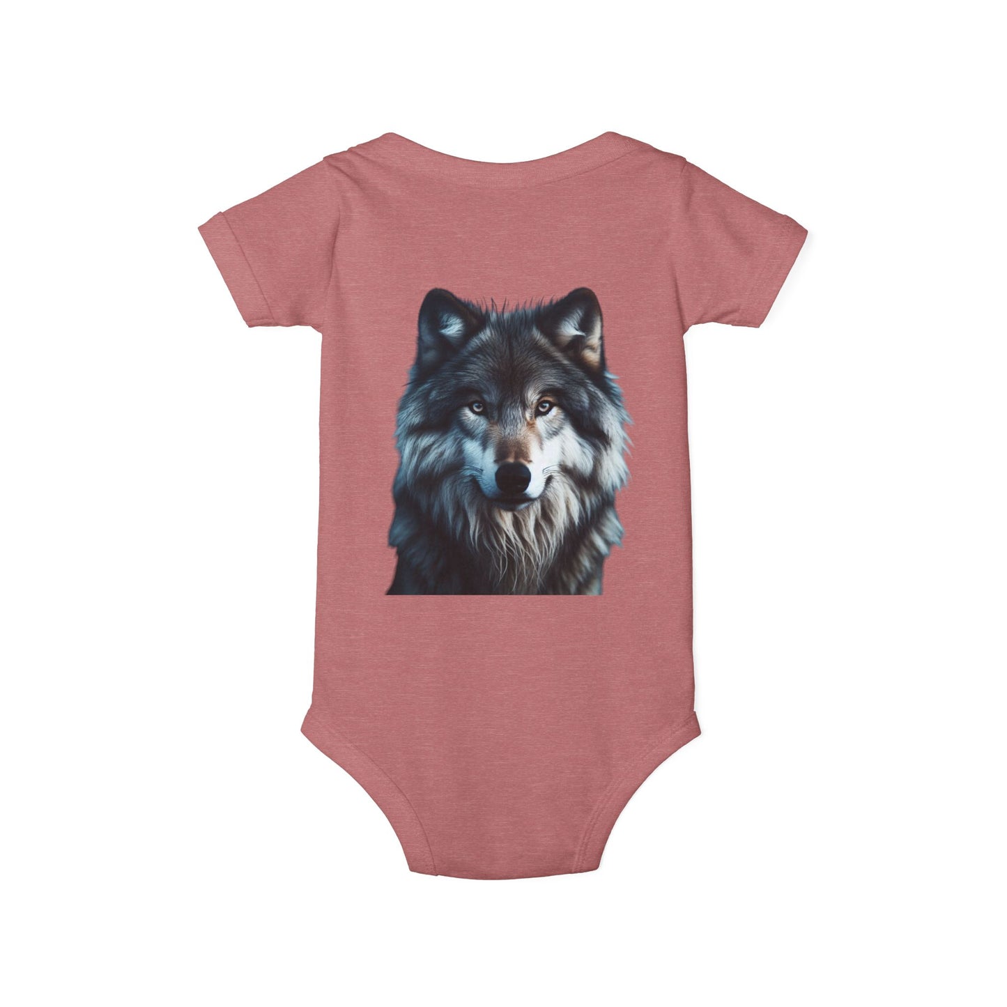 Be Badass Baby One Piece Bodysuit - Cool Corgi & Wolf Design