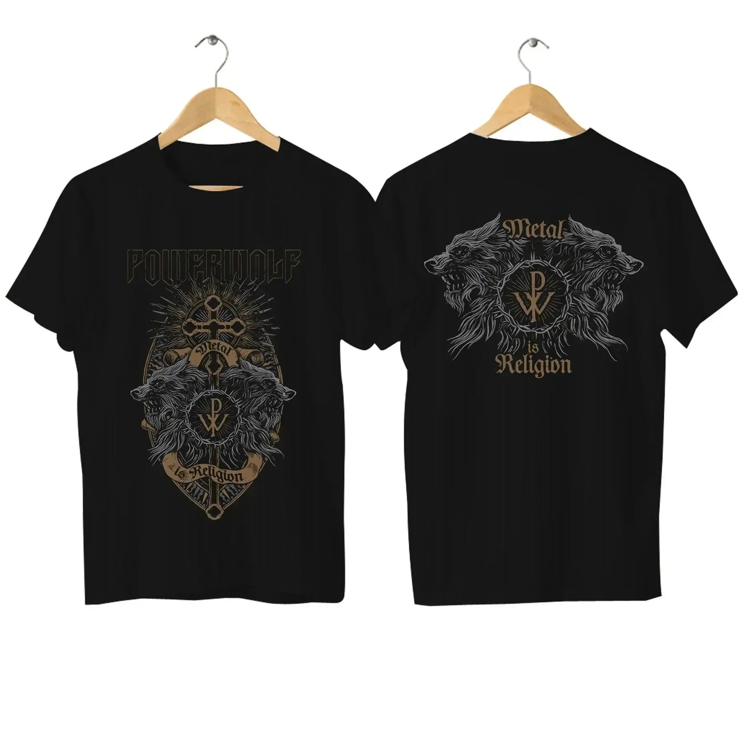 2025 Powerwolf Women T Shirt Casual Via Dolorosa Men T-shirt Graphic Oversized Breathable Comfortable Streetwear S-3XL Cool Tee