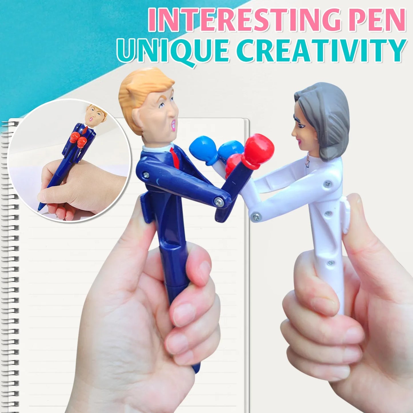 Trump Keep Fighting Bobblehead Trump Merchandise Trump Collectibles-Donald Trump 2024 Gifts for Trump Supporters and Patriotic